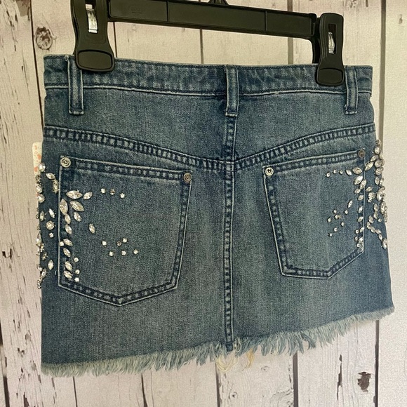 Free People Gemstone miniskirt indigo combo - Picture 9 of 11